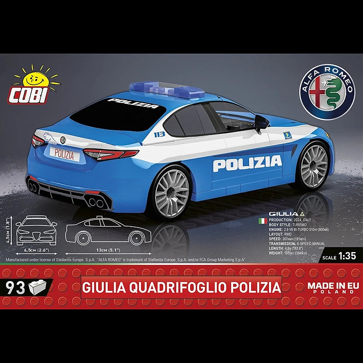 Alfa Romeo Gulia Quadrifoglio Polizia