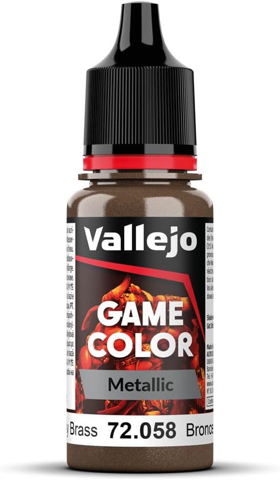 Vallejo Game Color Metallic Brassy Brass 18ml