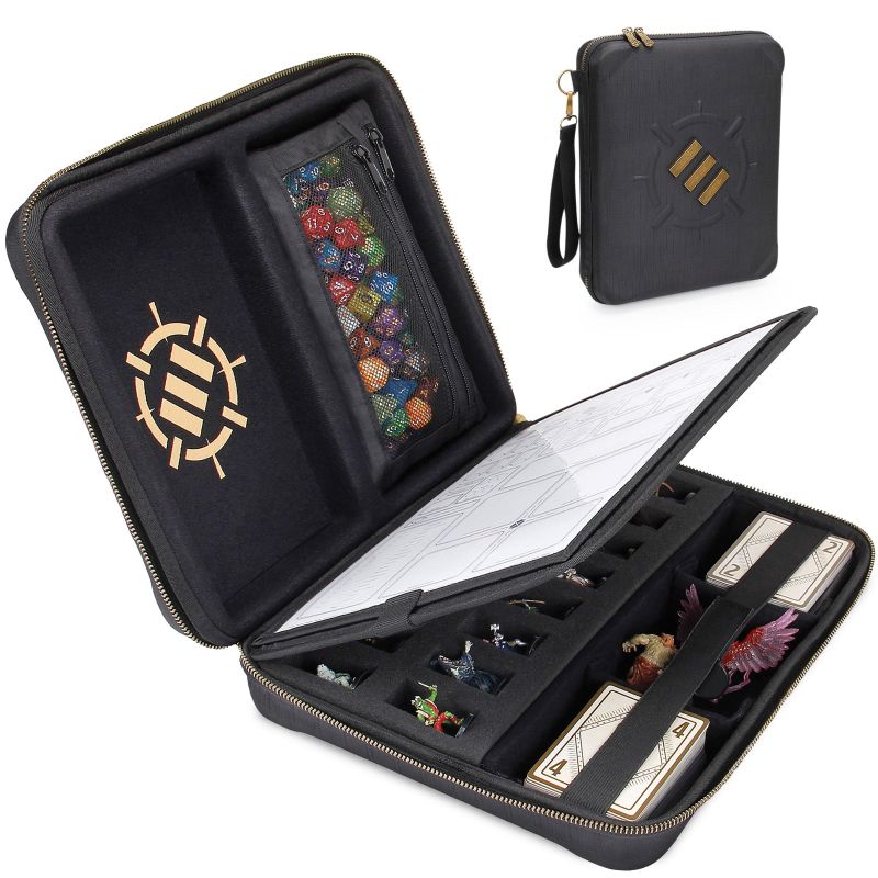 ENHANCE Collector's Edition RPG Organizer Case - Dragon Black - cardcosmos