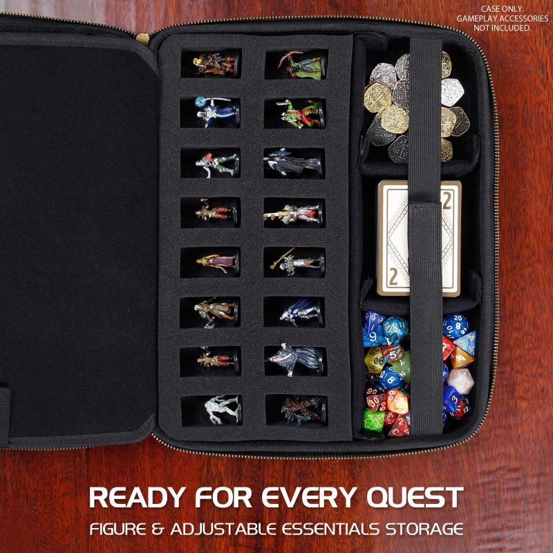 ENHANCE Collector's Edition RPG Organizer Case - Dragon Black - cardcosmos