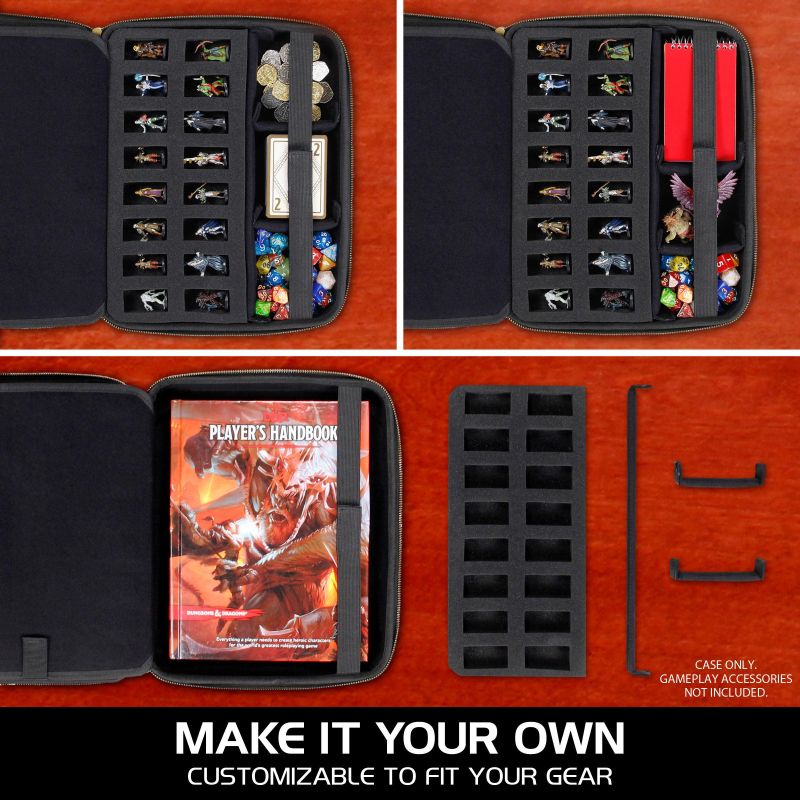 ENHANCE Collector's Edition RPG Organizer Case - Dragon Black - cardcosmos