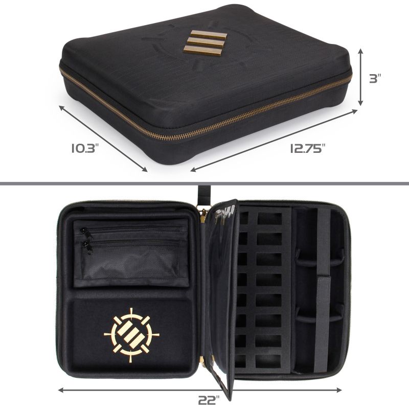 ENHANCE Collector's Edition RPG Organizer Case - Dragon Black - cardcosmos