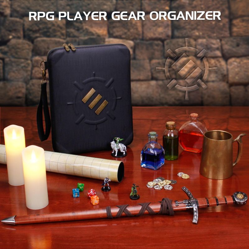 ENHANCE Collector's Edition RPG Organizer Case - Dragon Black - cardcosmos