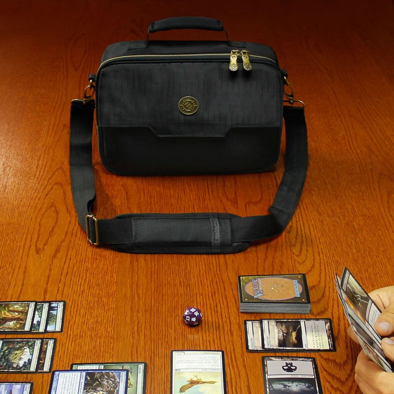 ENHANCE MTG Card Box Storage Case - Black - cardcosmos