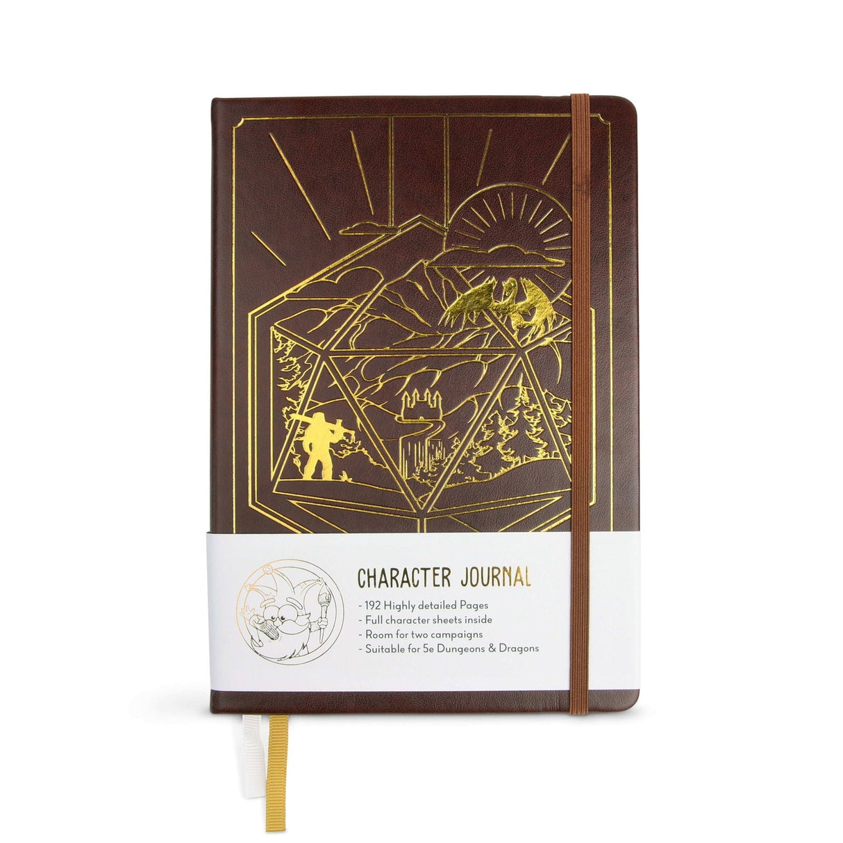 Glassstaff - DnD 5e Player Journal - Braun - cardcosmos