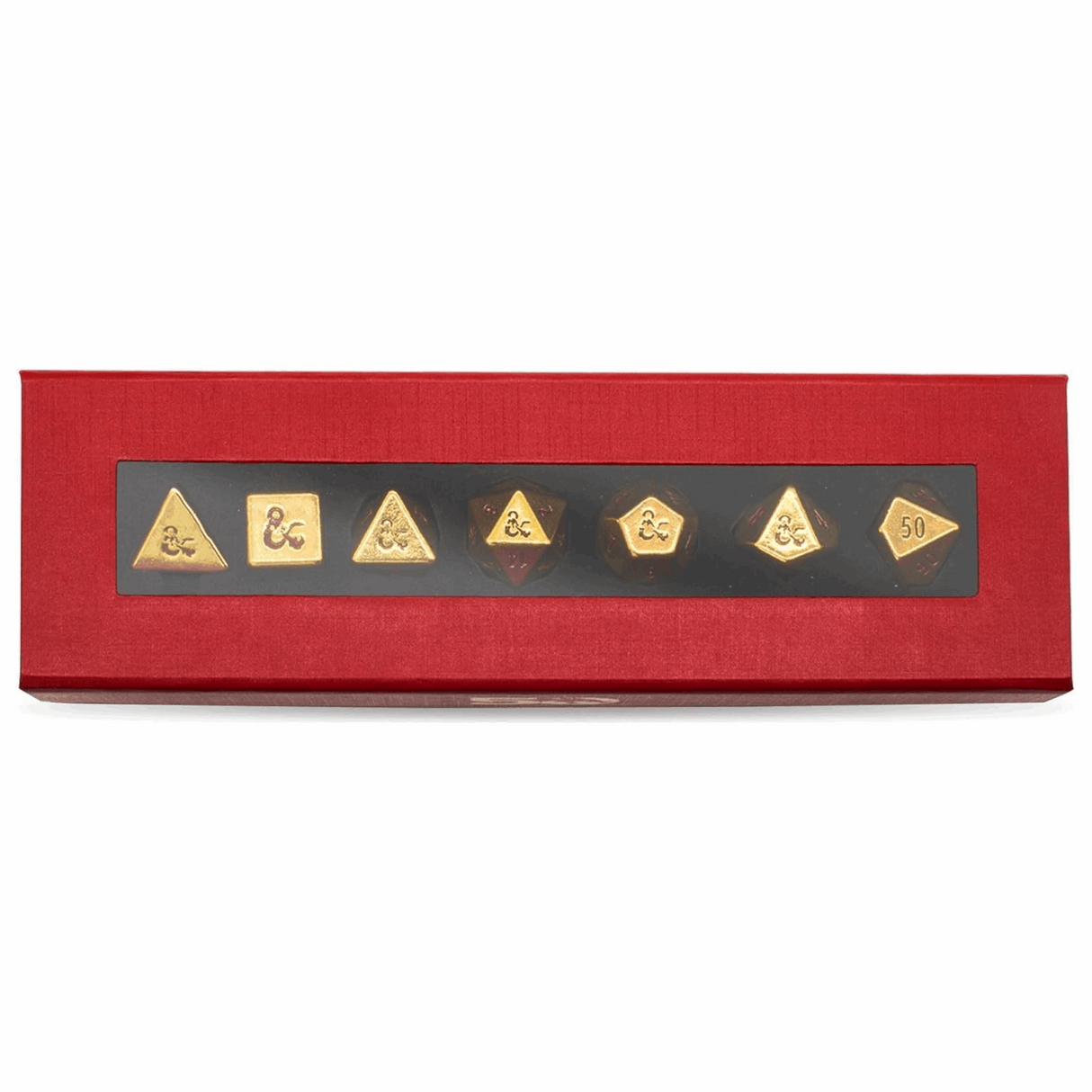 Ultra Pro - 50th Anniversary 7RPG Heavy Metal Dice für Dungeons & Dragons