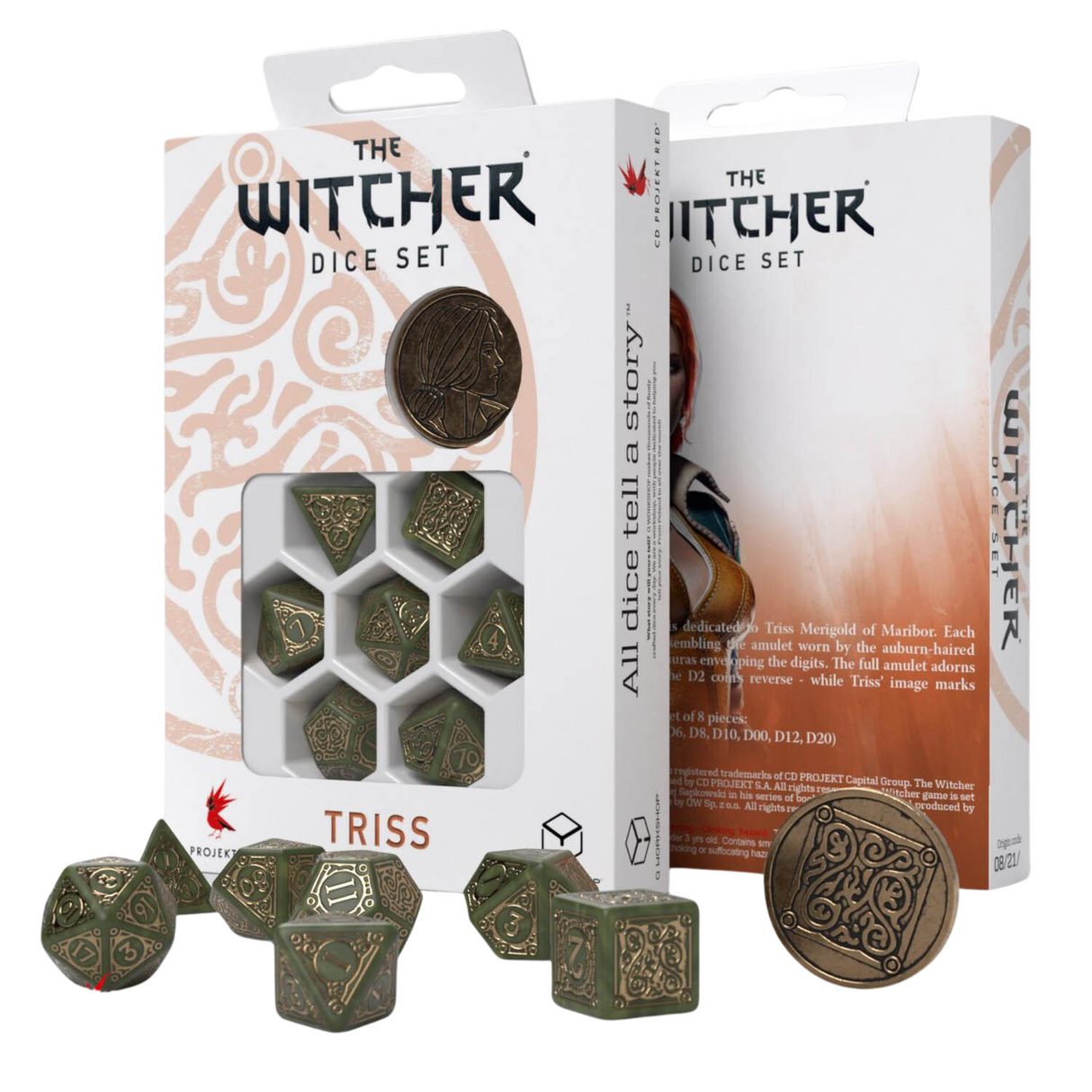 Q Workshop - The Witcher Dice Set: Triss - The Fourteenth of the Hill - cardcosmos