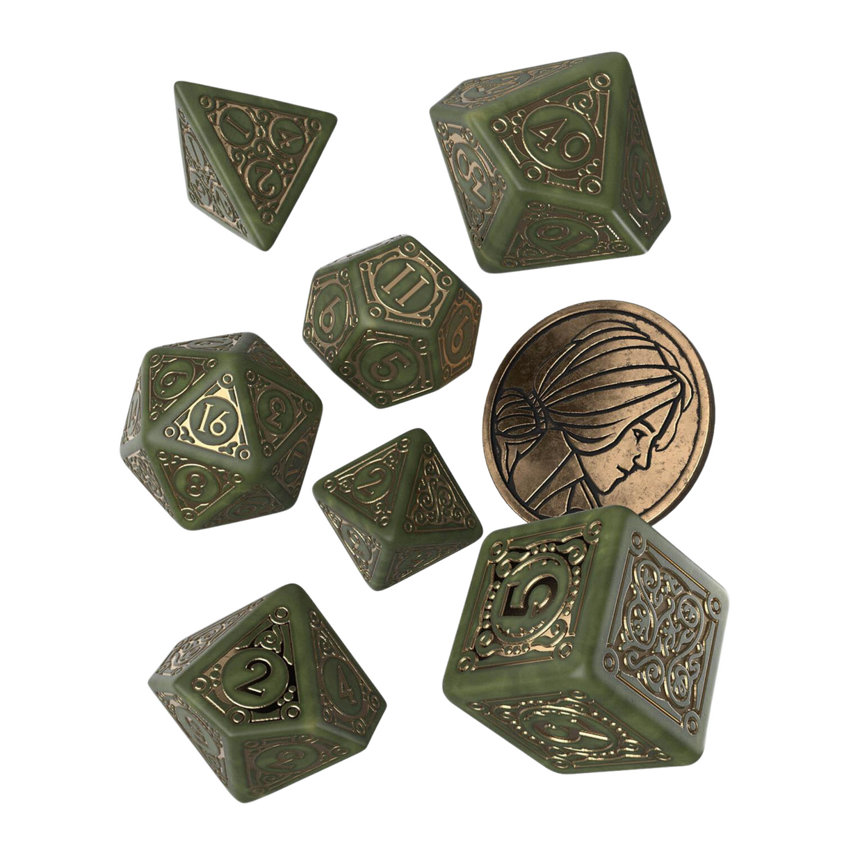 Q Workshop - The Witcher Dice Set: Triss - The Fourteenth of the Hill - cardcosmos
