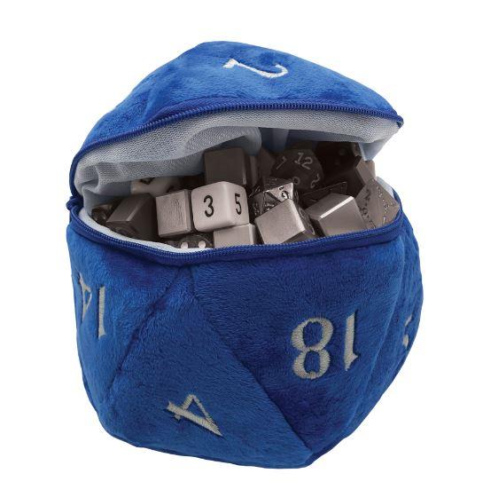 Ultra Pro - D20 Plüsch Würfeltasche - Blau - cardcosmos