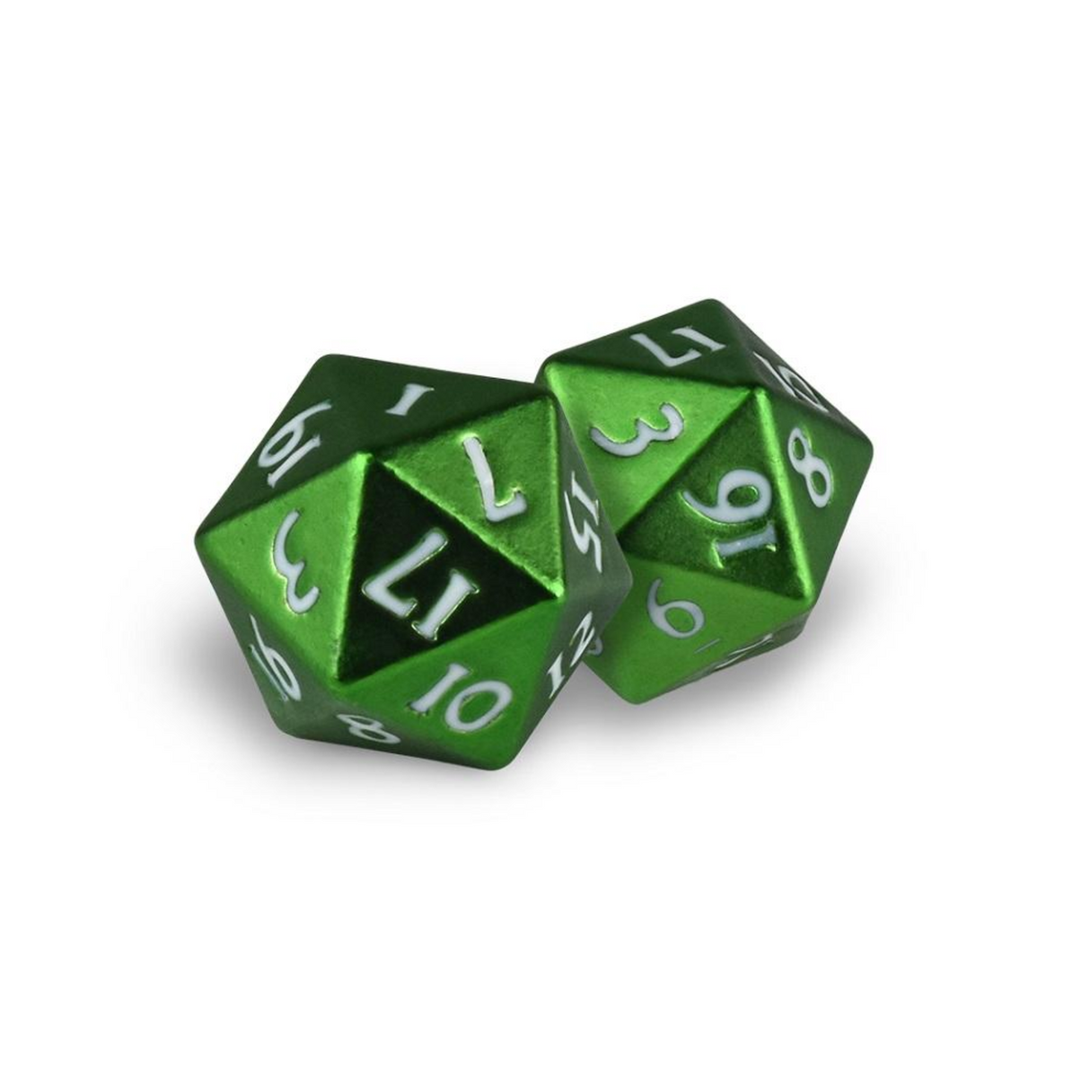 Ultra Pro - Heavy Metal D20 Dice - Emerald Frost - cardcosmos
