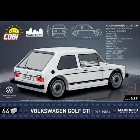 VW Golf GTI 1976 Weiß