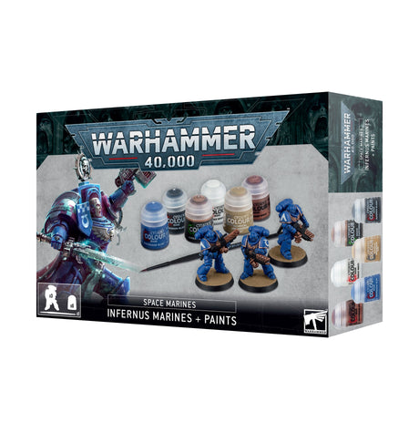 40k Space Marines: Infernus Marines + Paints