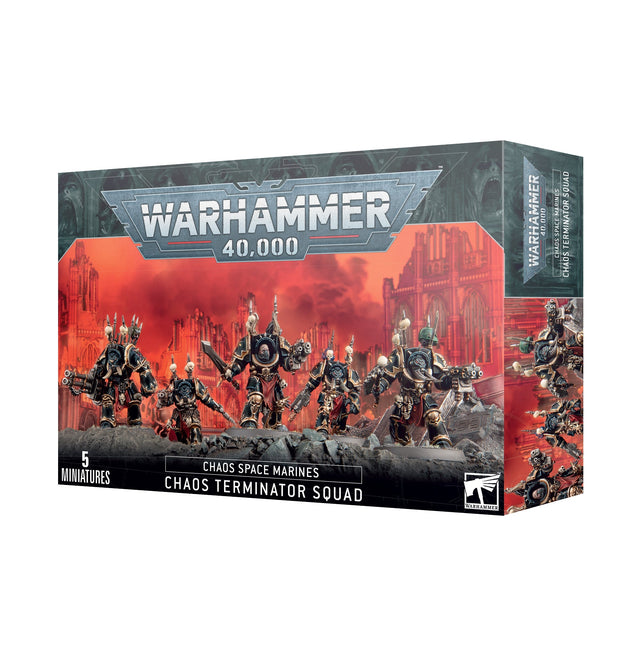 40k Chaos Space Marines: Chaos Terminator Squad