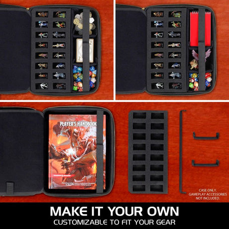 ENHANCE Collector's Edition RPG Organizer Case - Dragon Black - cardcosmos