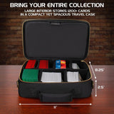 ENHANCE MTG Card Box Storage Case - Black - cardcosmos