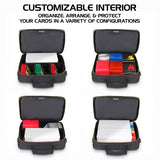 ENHANCE MTG Card Box Storage Case - Black - cardcosmos