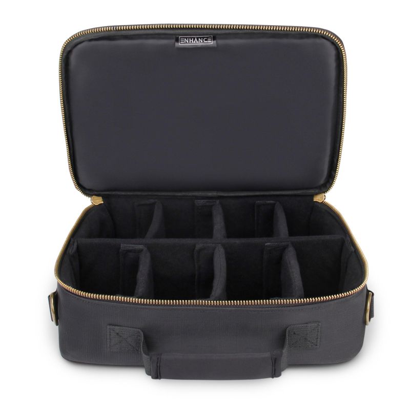 ENHANCE MTG Card Box Storage Case - Black - cardcosmos