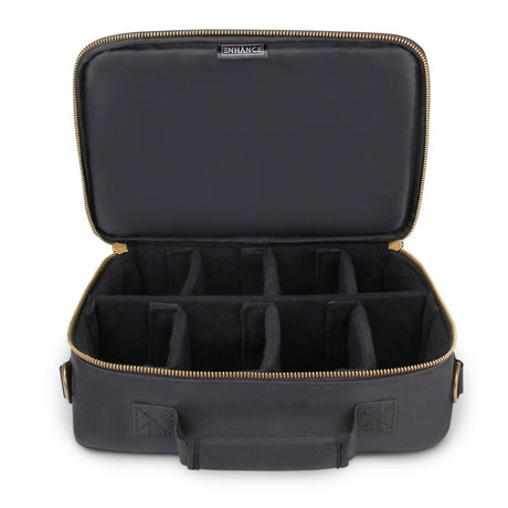 ENHANCE MTG Card Box Storage Case - Black - cardcosmos