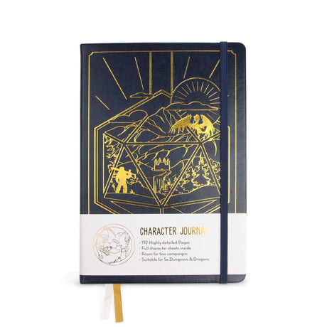 Glassstaff - DnD 5e Player Journal - Blau - cardcosmos