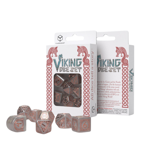 Q Workshop - Viking Modern Dice Set: Niflheim (7) - cardcosmos