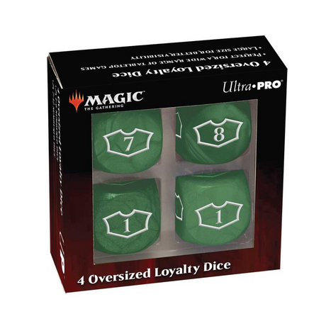 Ultra Pro  - Deluxe 22MM Forest Loyalty Würfelset mit 7-12 für Magic: The Gathering - cardcosmos